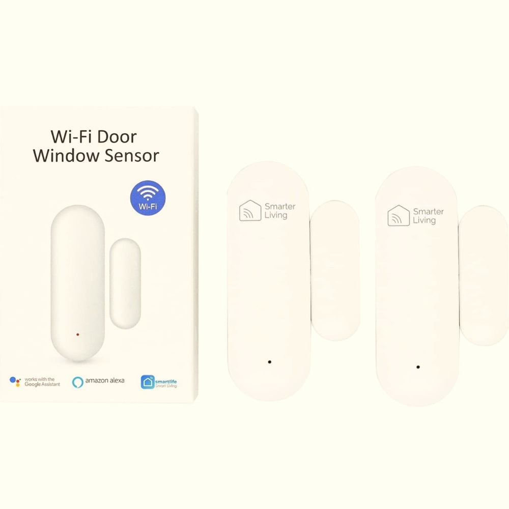 Smart Wifi Door and Window Sensor (2 Pack)